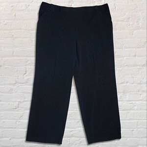 Larry Lavine Woman Black Straight Stretch Professional Dress Pant NWT